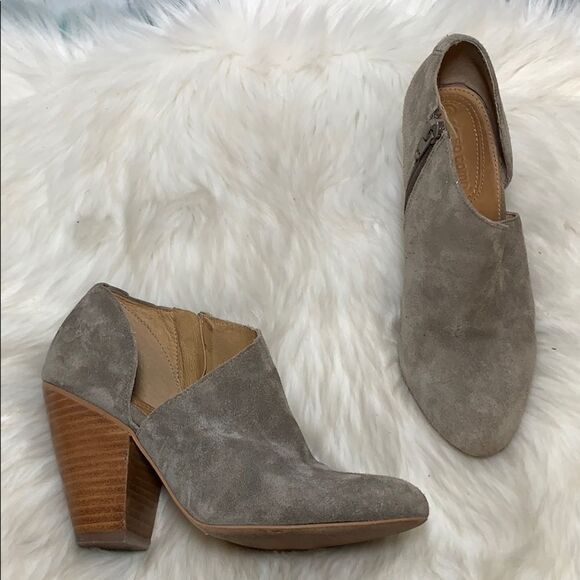 Anthro Corso Como Tan Suede Yonkers Booties Size 5 - Picture 1 of 6